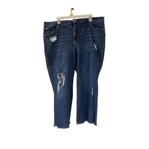 No Boundaries High Rise Crop Flare Jeans Size 20